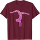 Gymnastics Gymnast Women Girls Kids T-Shirt - T-Shirt | Maroon