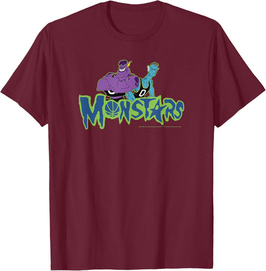 Space Jam Classic Monstars Alien Logo T-Shirt - T-Shirt | Maroon