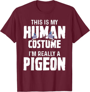 Pigeon - Human Costume T-Shirt - T-Shirt | Maroon