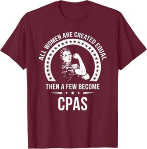 CPA Shirts | CPA T-Shirt - T-Shirt | Maroon