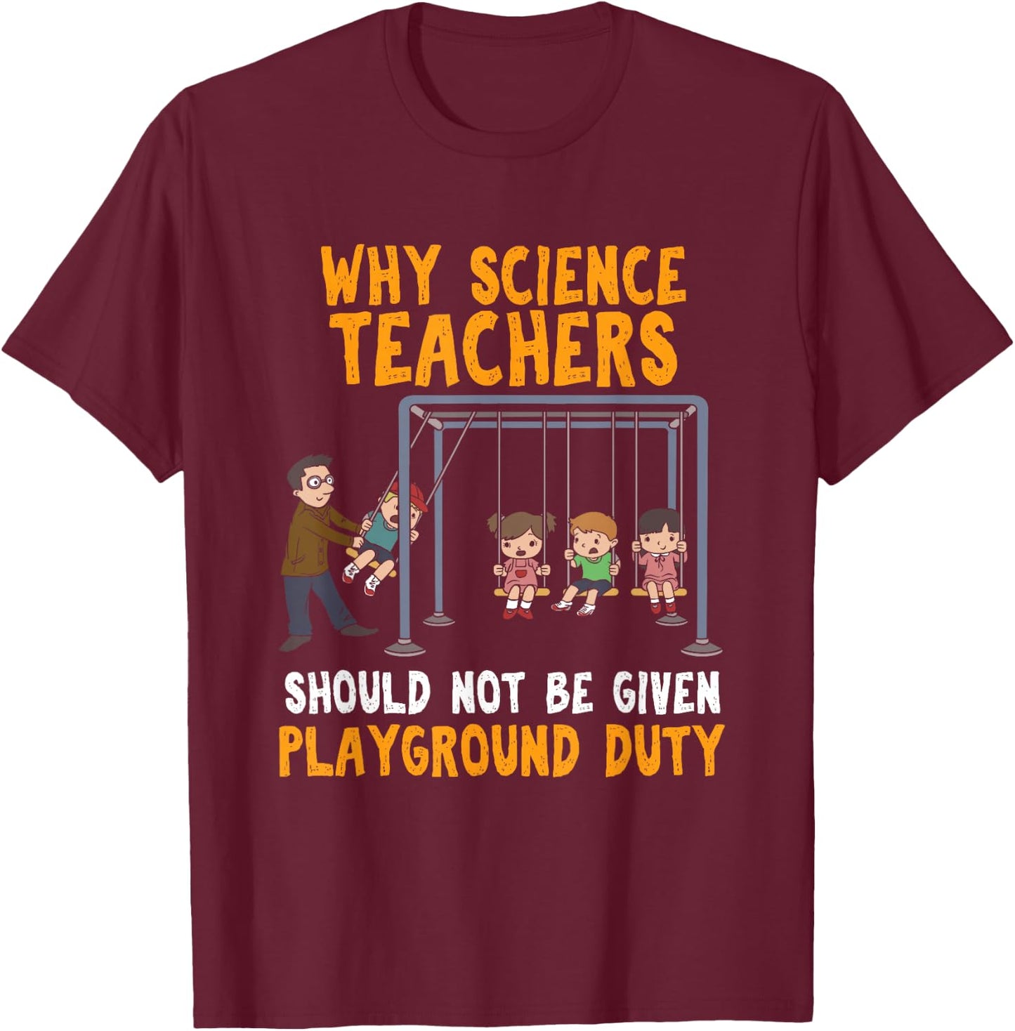 Science Physicist Chemist Teacher Vintage Small T-Shirt - T-Shirt | Maroon