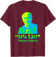 Funny Nerdy Its Lit Thomas Edison Science Teacher Student T-Shirt - T-Shirt | Maroon