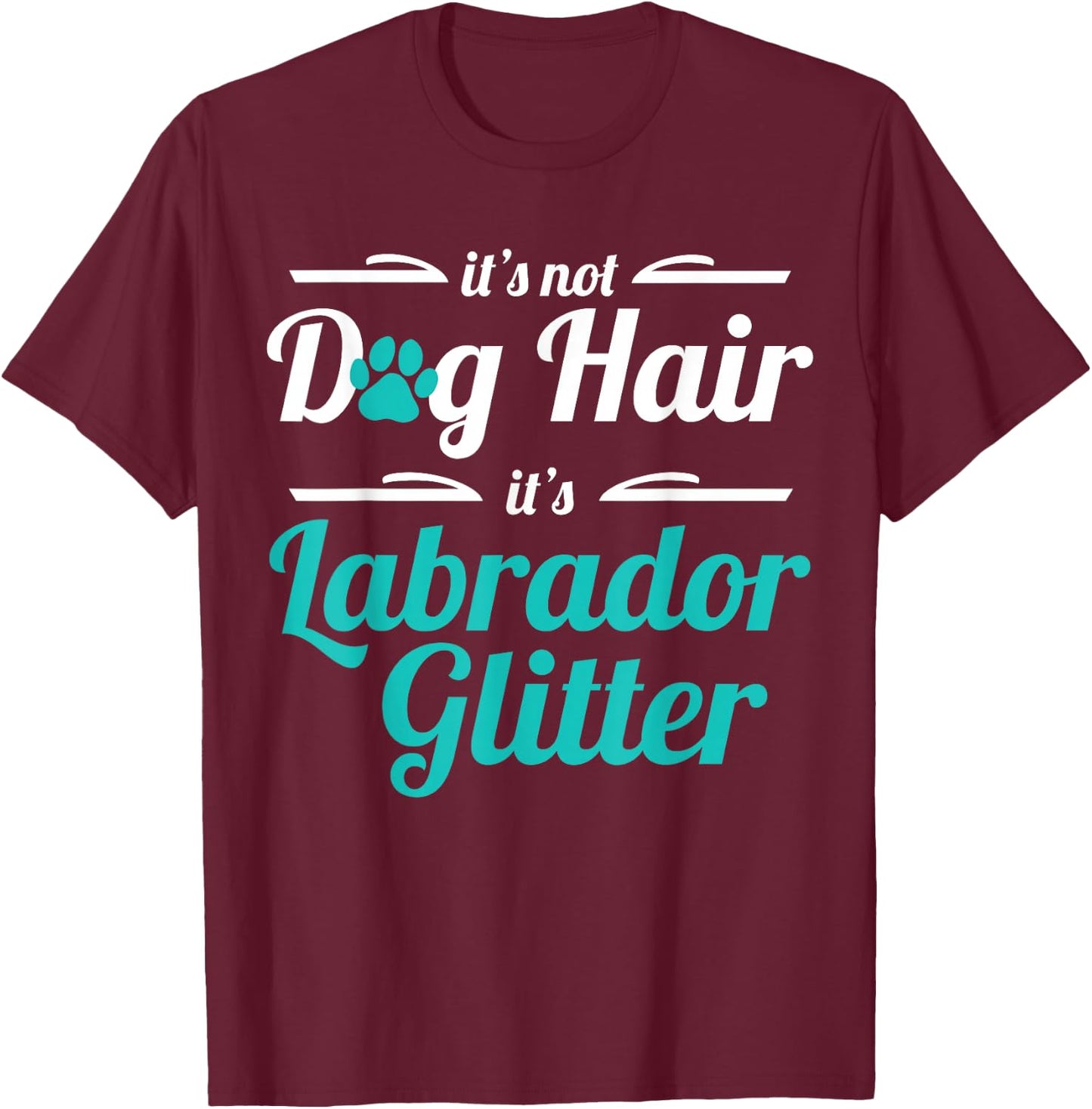 Labrador Dog Grooming T-Shirt - T-Shirt | Maroon