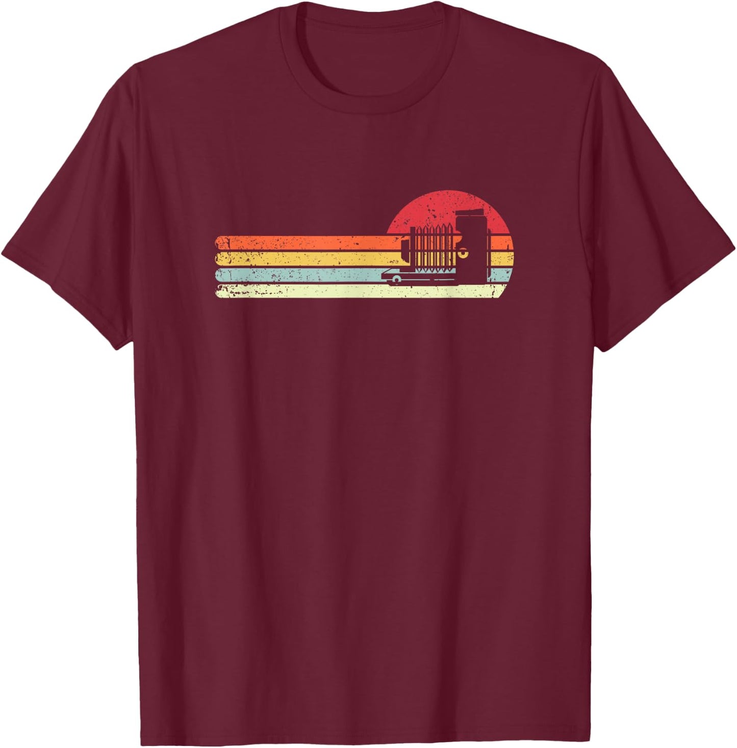 Retro Photographer Shirt Sunset Photography T-Shirt - T-Shirt | Maroon