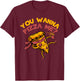 Funny You Wanna Pizza Me Foods Lovers Small T-Shirt - T-Shirt | Maroon