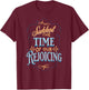 Sukkot the Time of Our Rejoicing T-Shirt - T-Shirt | Maroon