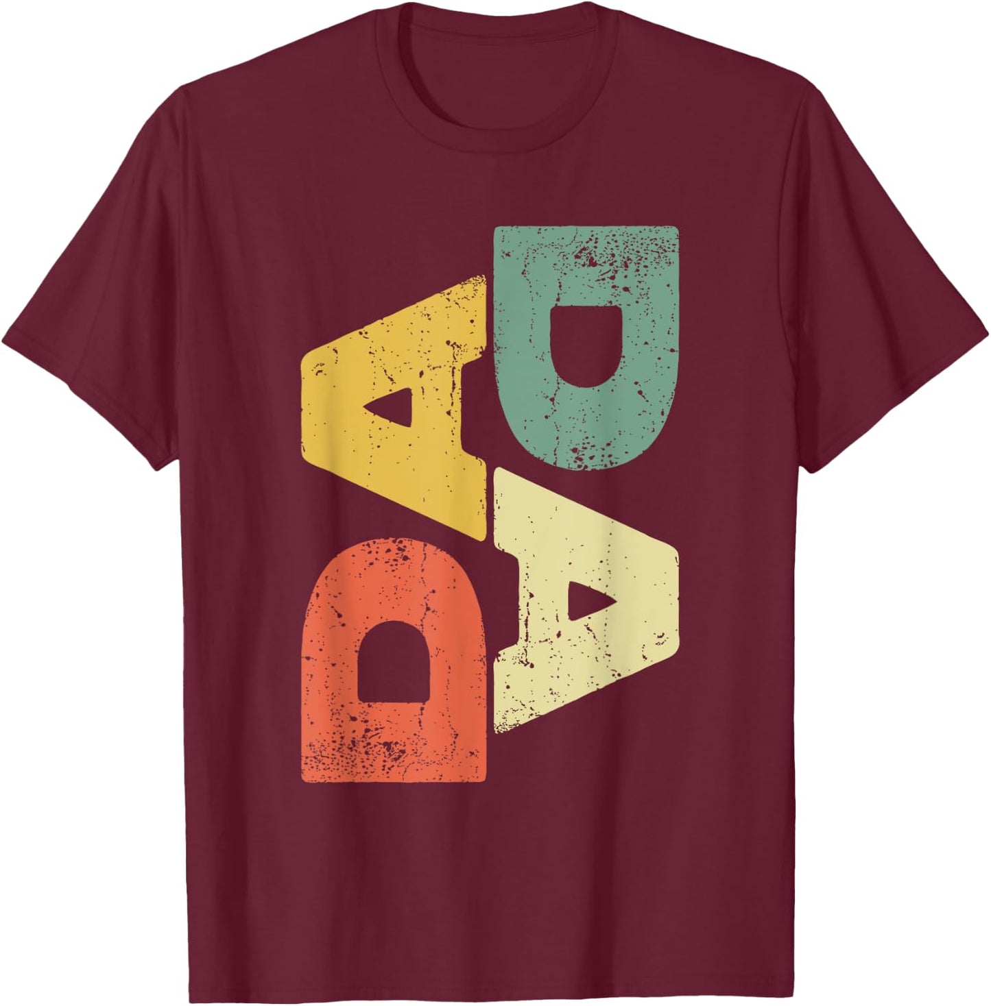 DADA Shirt Men Dad Fathers Day T-Shirt - T-Shirt | Maroon