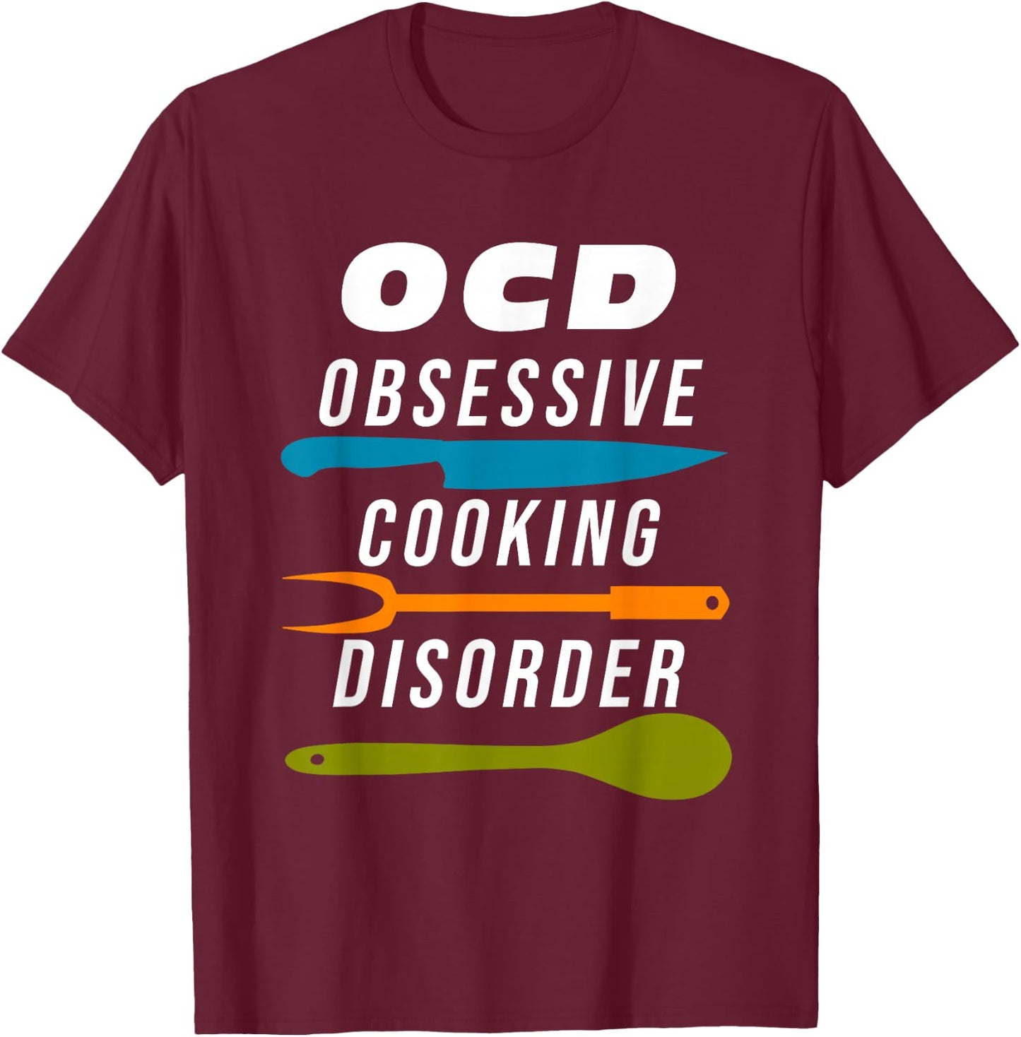 Funny Cooking Men Women Kids who LOVE to COOK T-Shirt - T-Shirt | Maroon