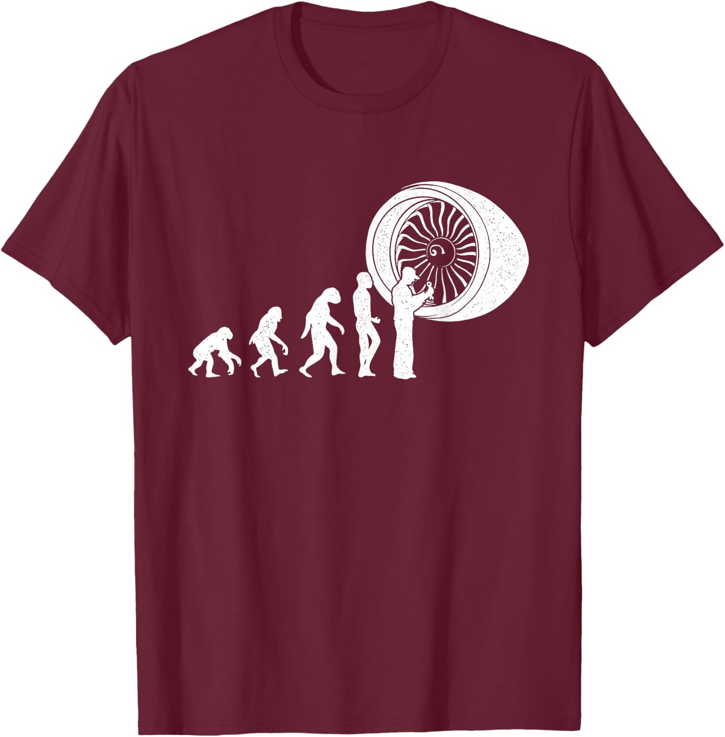 Aircraft Maintenance - Airplane Mechanic Aviation Technician T-Shirt - T-Shirt | Maroon