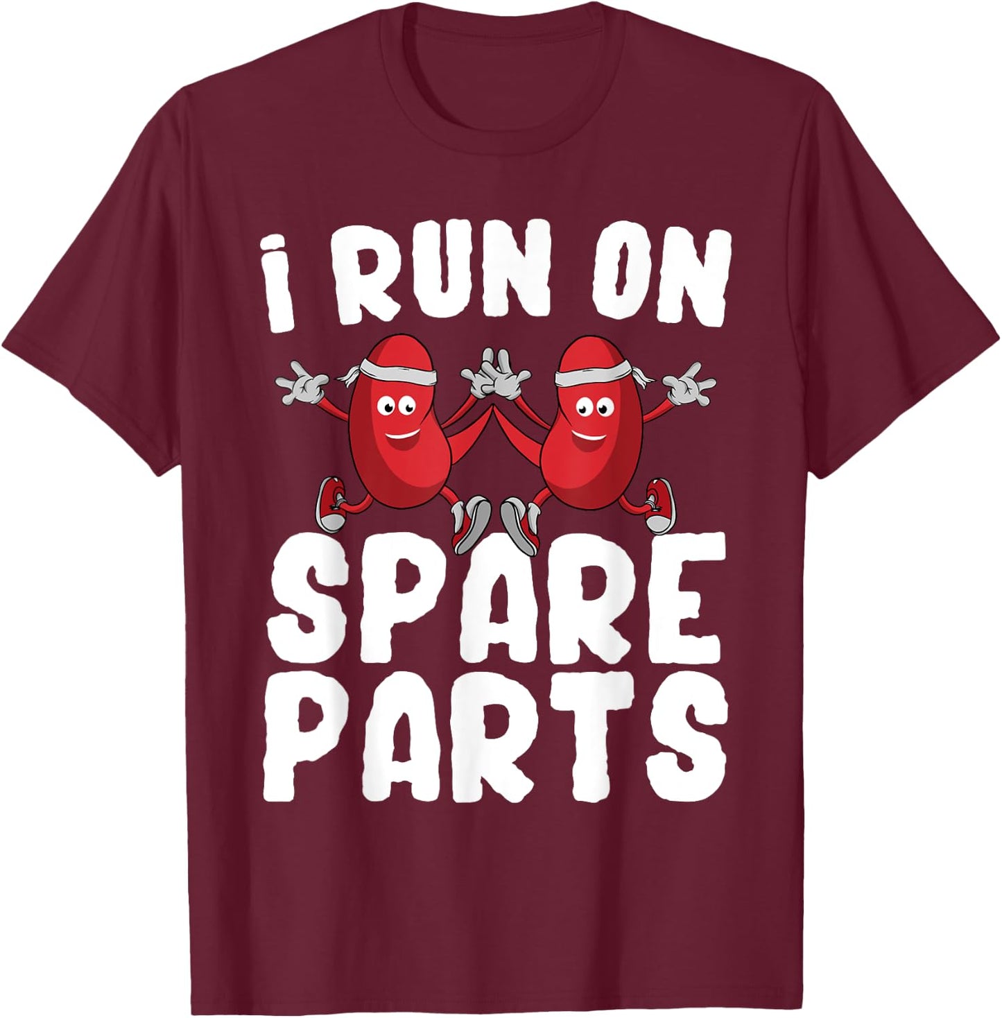 Cute Kidney Donor Art Women Kidney Organ Donation T-Shirt - T-Shirt | Maroon