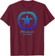 Anguilla, West Indies Vintage Retro Tribal Turtle Vacation T-Shirt - T-Shirt | Maroon
