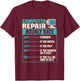 Funny Computer Repair Hourly Rate Small T-Shirt - T-Shirt | Maroon