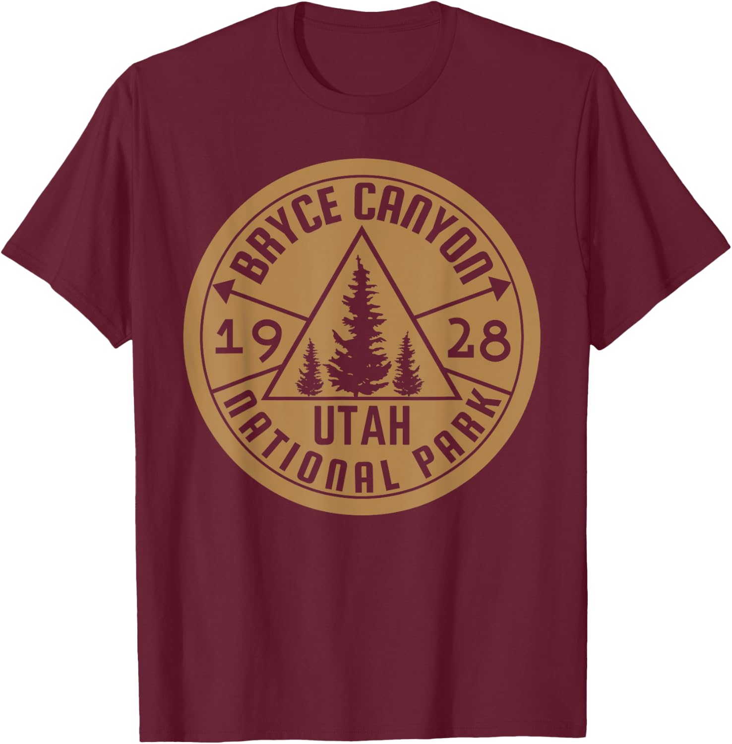 Bryce Canyon National Park Utah Hike Outdoors T-Shirt - T-Shirt | Maroon