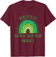 Wear Green For Traumatic Brain Injury Awareness Month T-Shirt - T-Shirt | Maroon