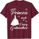 Funny Fairy Godmother Gift Cool Princess Godmother T-Shirt - T-Shirt | Maroon