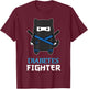Diabetes Fighter Cat Ninja Awareness Diabetes Type 1 T-Shirt - T-Shirt | Maroon