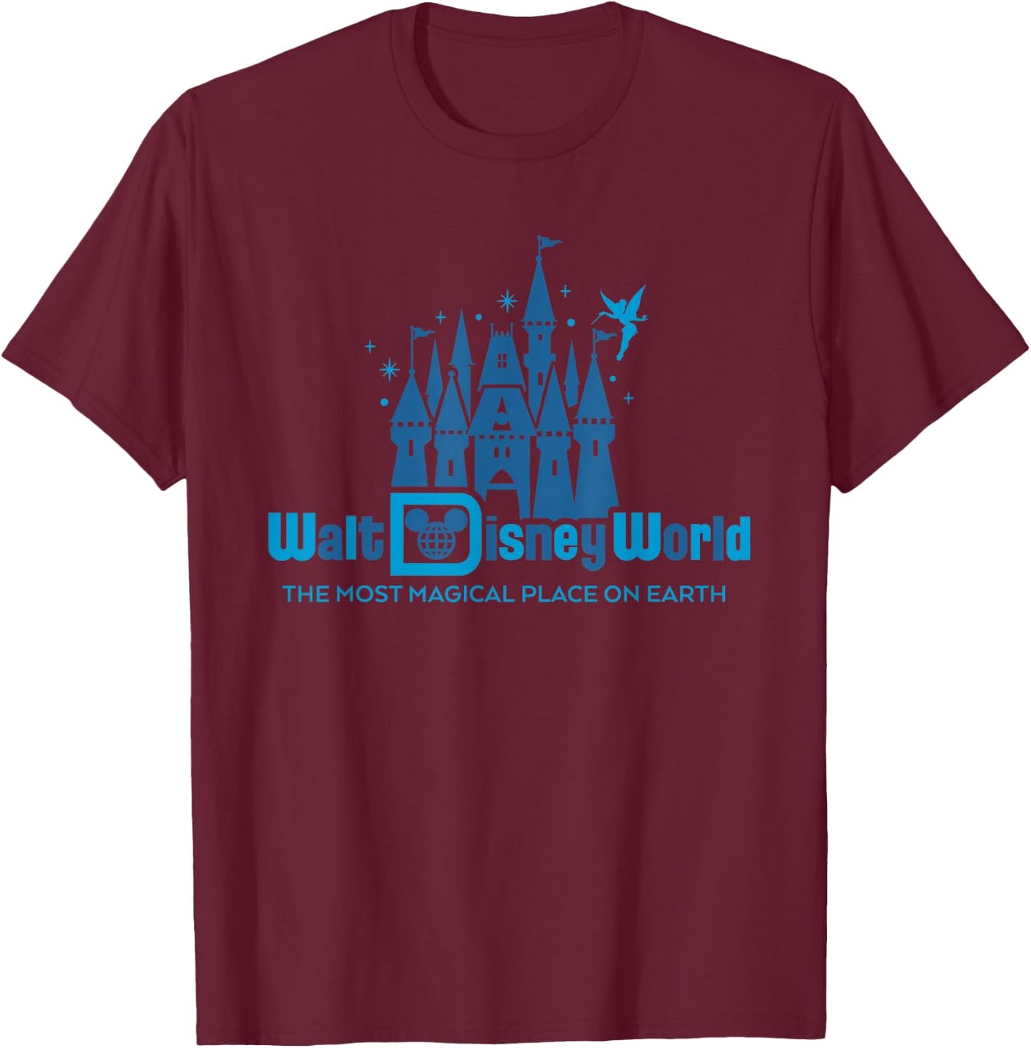 Walt Disney World 50th Anniversary The Most Magical Place T-Shirt - T-Shirt | Maroon