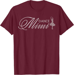 Dance Mimi Of A Dancer Mimi Grandma Dancing Mimi T-Shirt - T-Shirt | Maroon