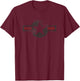 Air Force Logo Vintage US Military Airforce Men Women T-Shirt - T-Shirt | Maroon