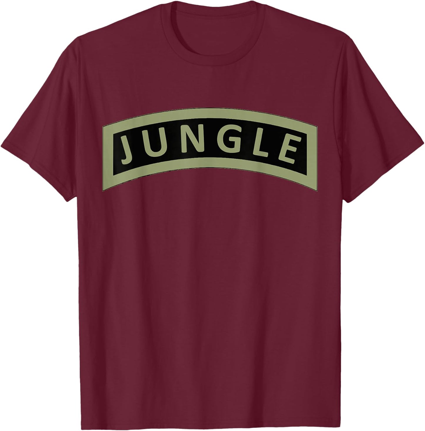 Army Jungle Tab T-Shirt - T-Shirt | Maroon