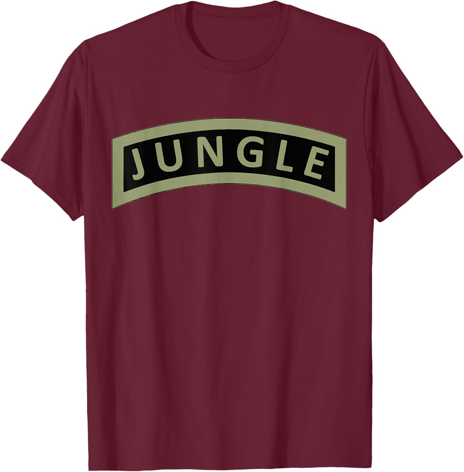 Army Jungle Tab T-Shirt - T-Shirt | Maroon