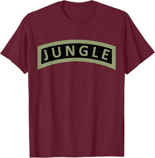 Army Jungle Tab T-Shirt - T-Shirt | Maroon