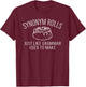 Funny Synonym Rolls Book Lover English Teacher Grammar T-Shirt - T-Shirt | Maroon