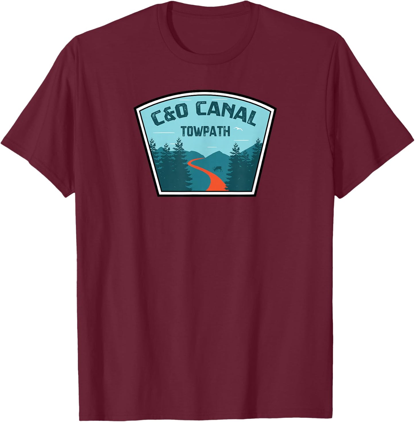 C&O Canal Towpath T-Shirt - T-Shirt | Maroon