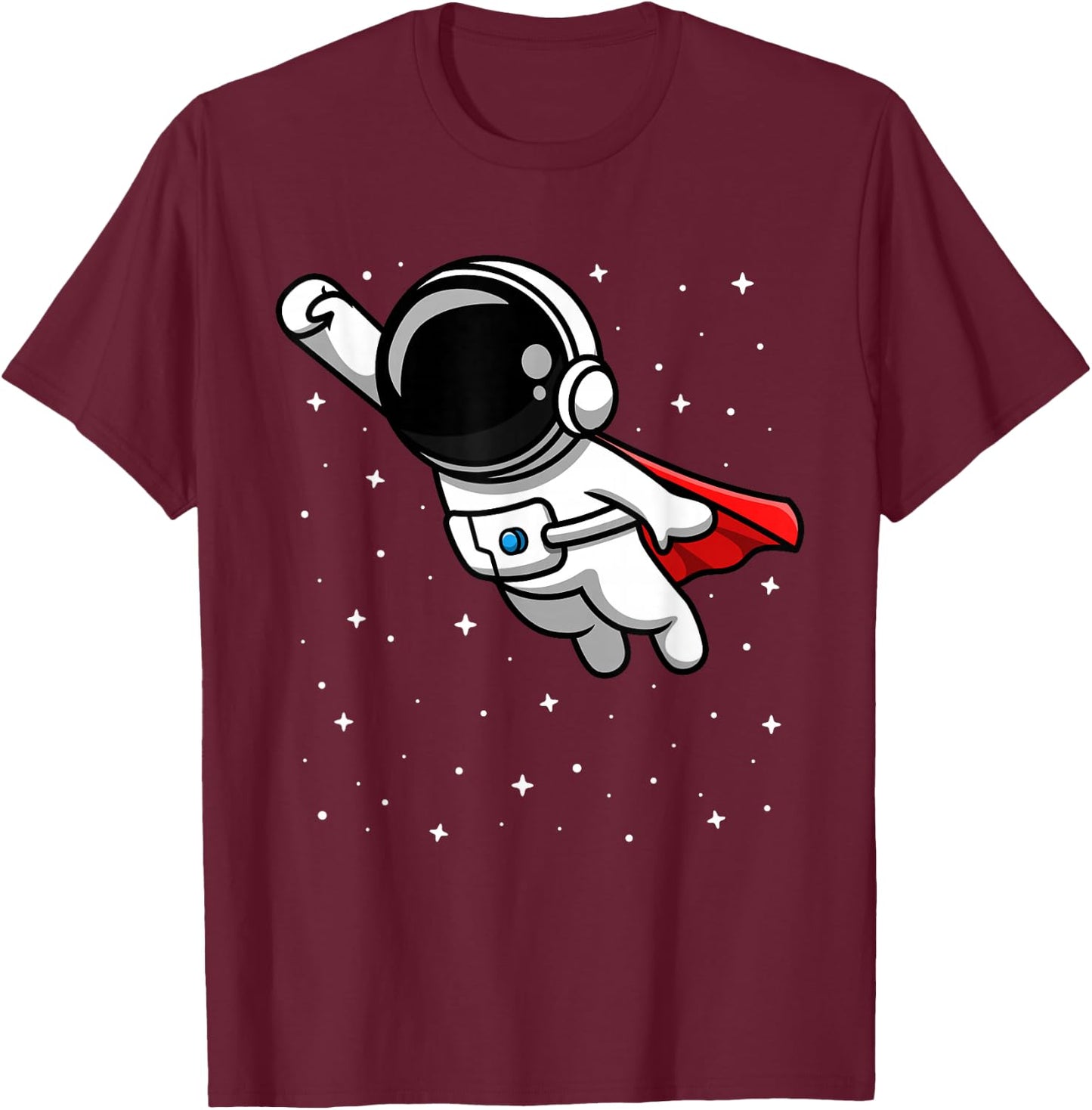 Future Astronaut for Kids Boys Space Lover Gift Superhero T-Shirt - T-Shirt | Maroon
