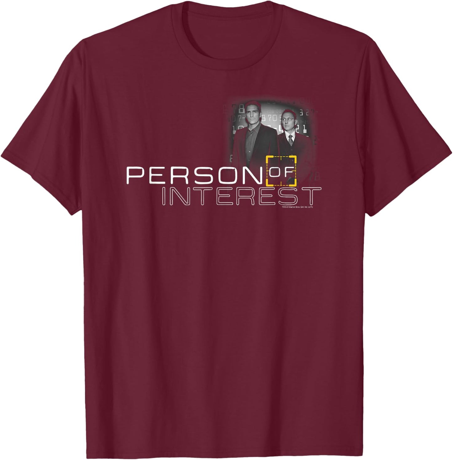 Person of Interest Logo T-Shirt - T-Shirt | Maroon