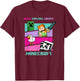 Minecraft Build Explore Create Group Poster T-Shirt - T-Shirt | Maroon