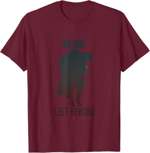 America Military No one left behind T-Shirt - T-Shirt | Maroon