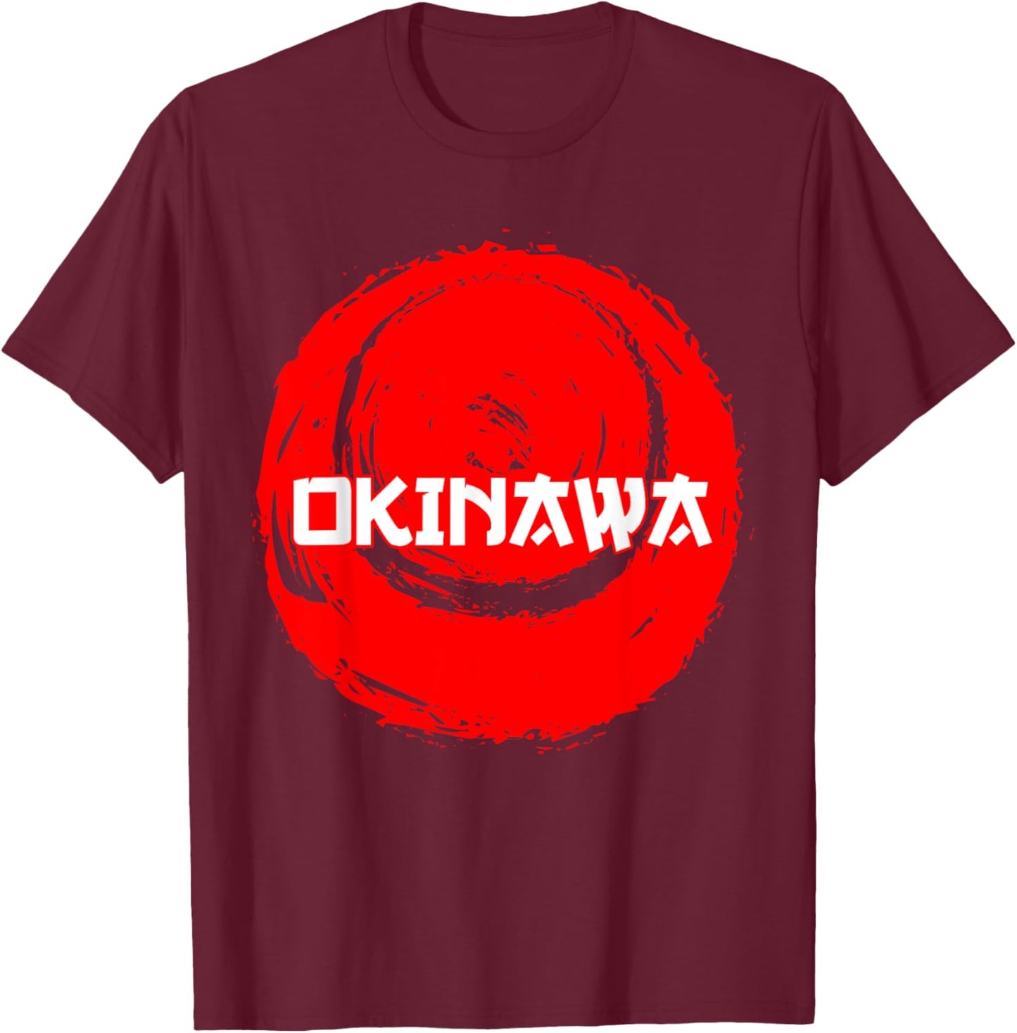 Okinawa Japan Uchinanchu Flag I Love Miss Okinawa Okinawan T-Shirt - T-Shirt | Maroon