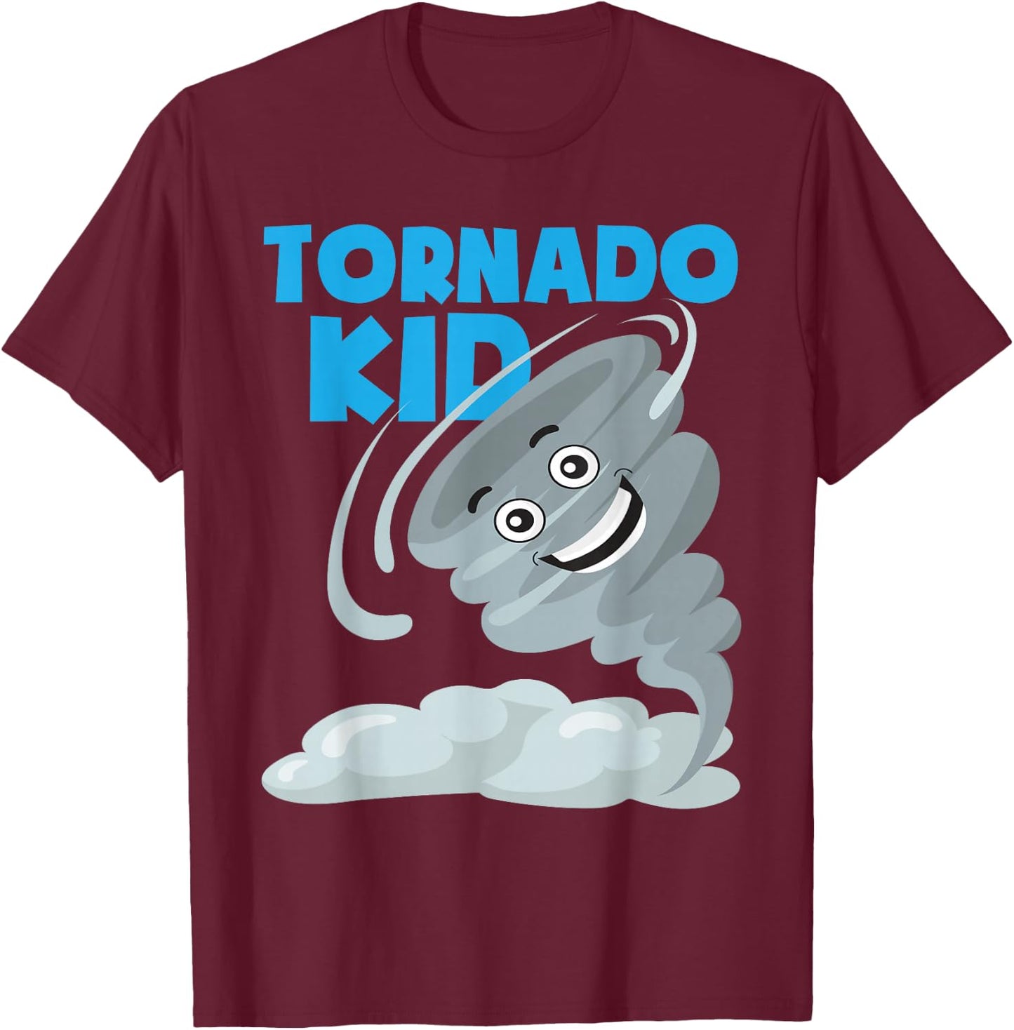 Tornado Kid - Storm Hunter Hurricane Chaser Meteorology T-Shirt - T-Shirt | Maroon