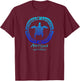 KULAWIND Antigua, West Indies Vintage Retro Tribal , Black, Small T-Shirt - T-Shirt | Maroon