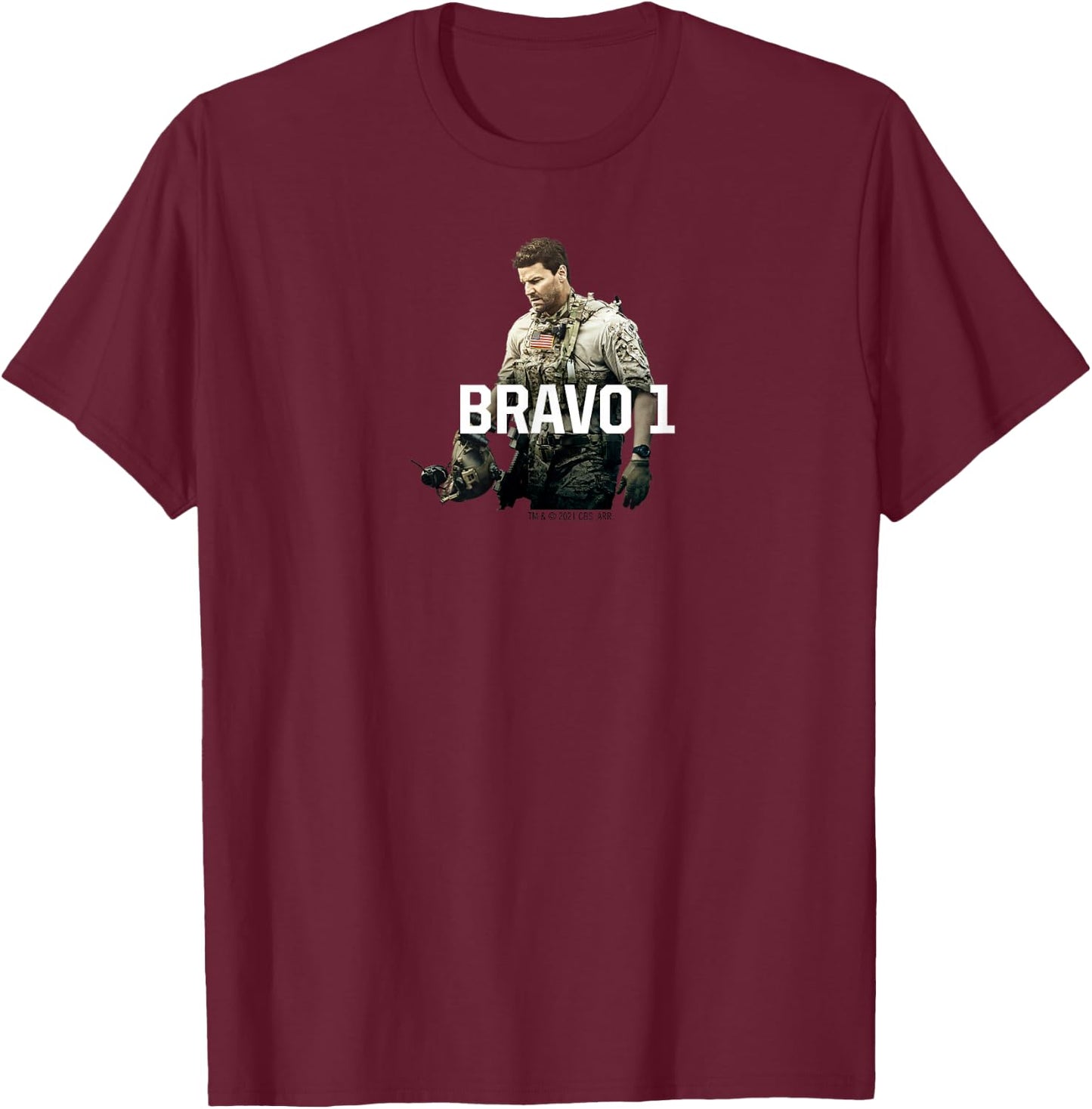 SEAl Team Bravo 1 T-Shirt - T-Shirt | Maroon