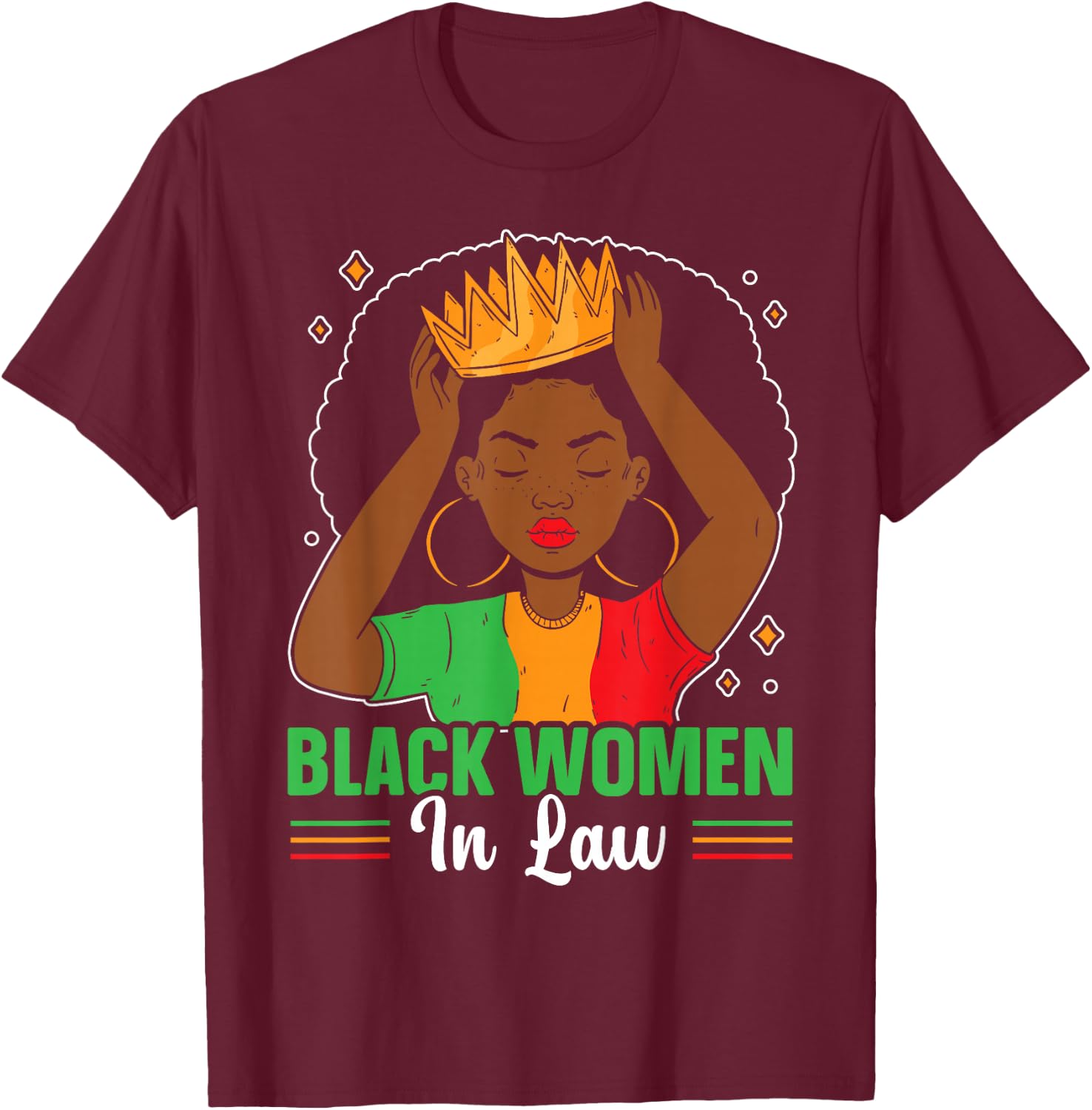 Black History Month Black Pride Law Attorney Black Lawyer T-Shirt - T-Shirt | Maroon