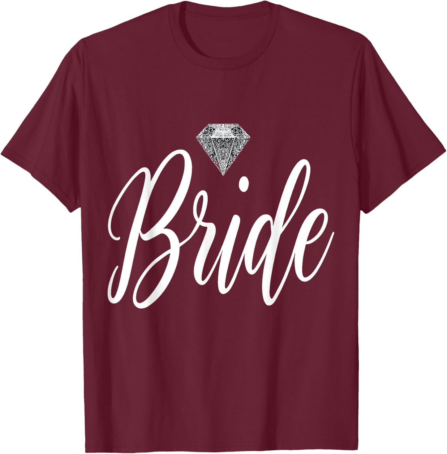 Bride Wedding T-Shirt - T-Shirt | Maroon