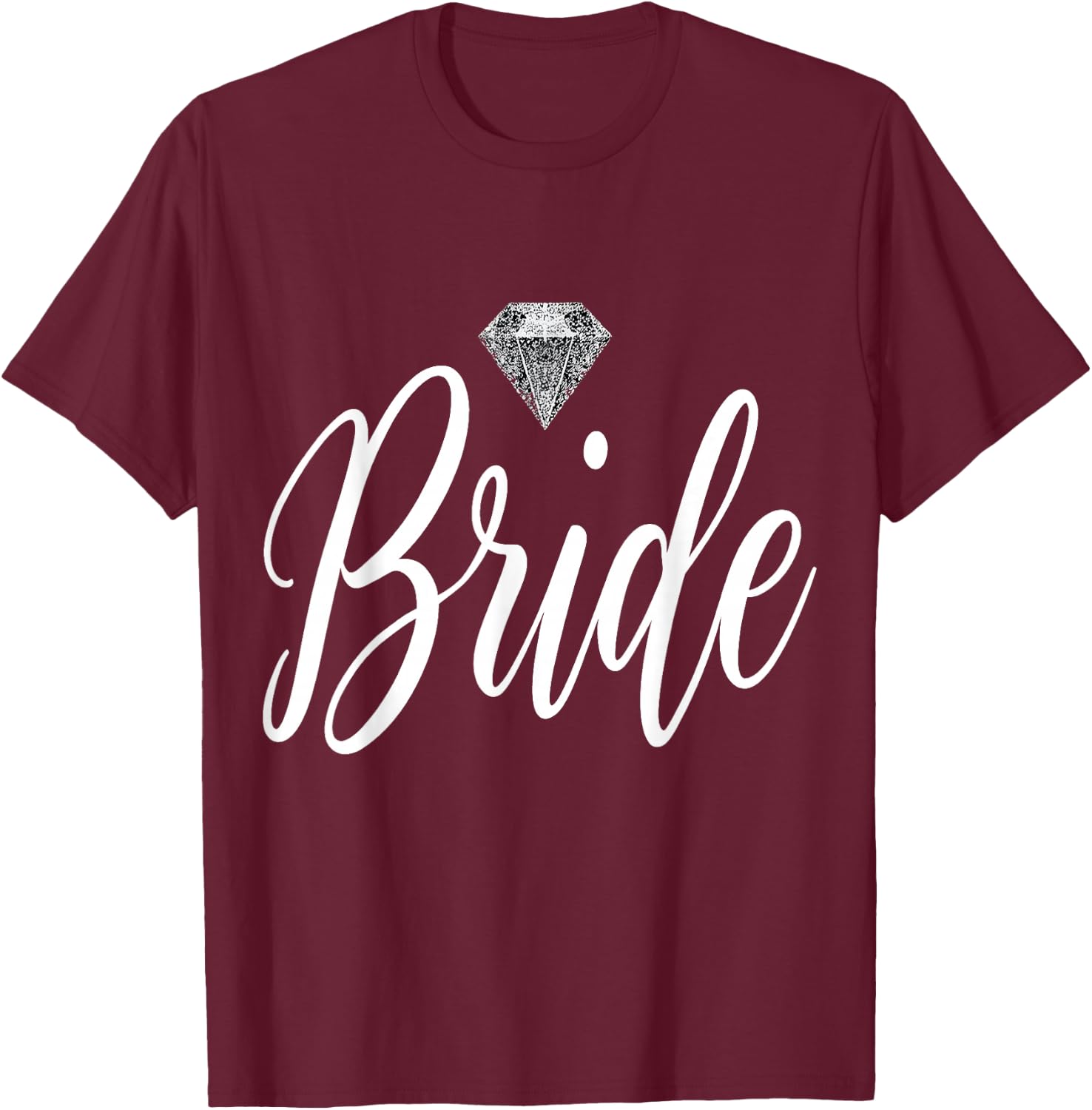 Bride Wedding T-Shirt - T-Shirt | Maroon