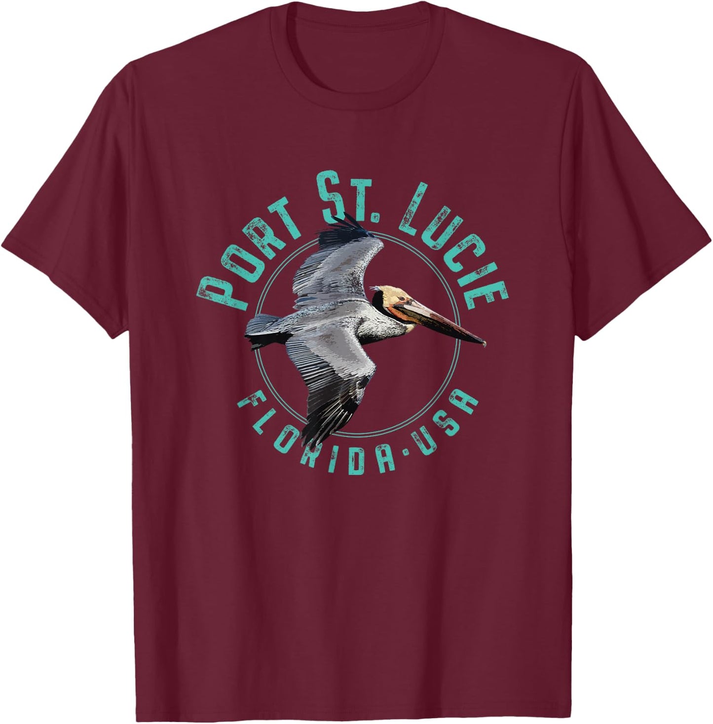 Port St. Lucie Florida T-Shirt - T-Shirt | Maroon