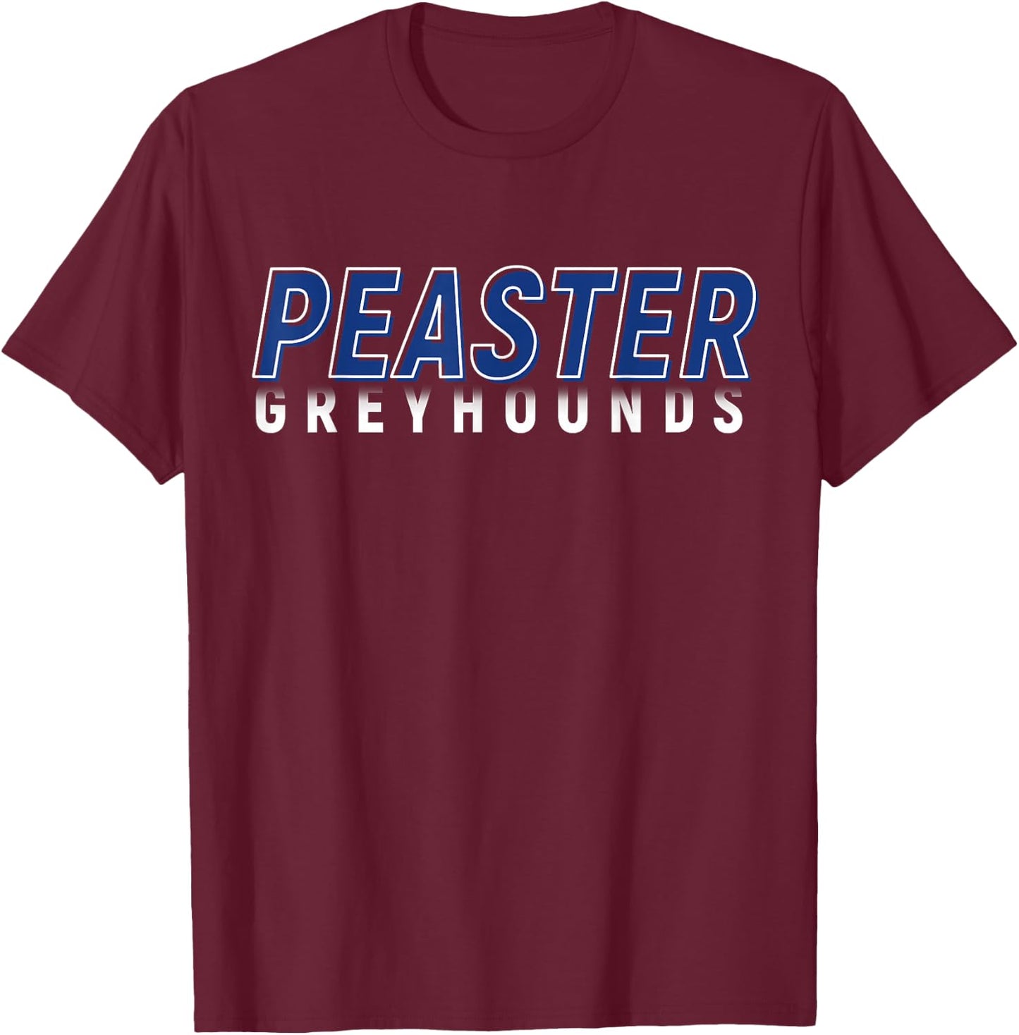 Peaster Texas Peaster Greyhounds T-Shirt - T-Shirt | Maroon