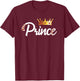 Prince Shirt Boys Kids Toddlers Family Matching T-Shirt - T-Shirt | Maroon