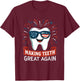 America Oral Health Dental Dentist T-Shirt - T-Shirt | Maroon