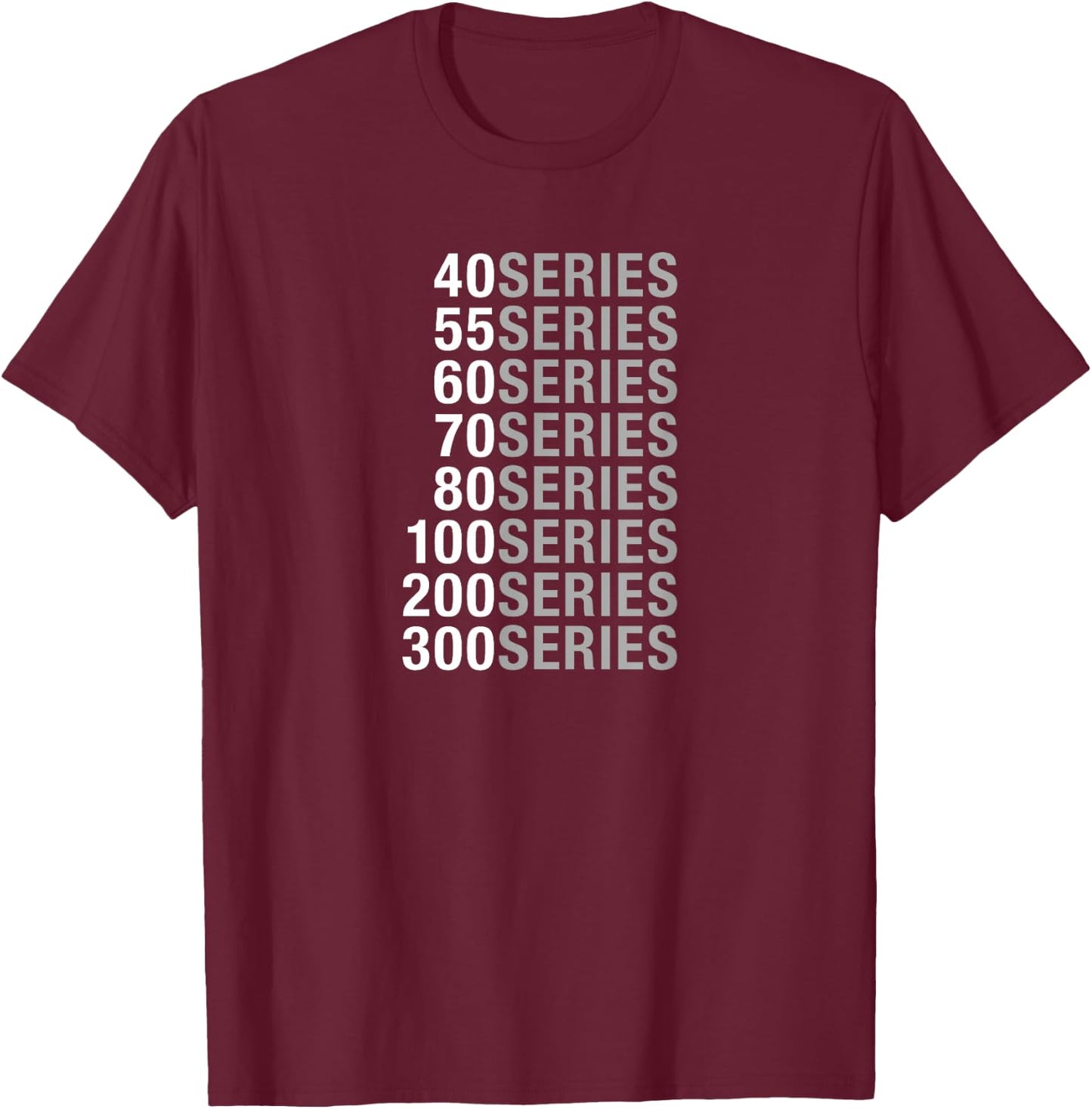 Overland All The Series SUV Cruiser 4WD T-Shirt - T-Shirt | Maroon