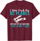 I never crash my RC Planes however they do fall with style T-Shirt - T-Shirt | Maroon