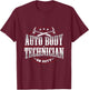 Auto Body Technician On Duty Painter Repair Funny Apparel T-Shirt - T-Shirt | Maroon