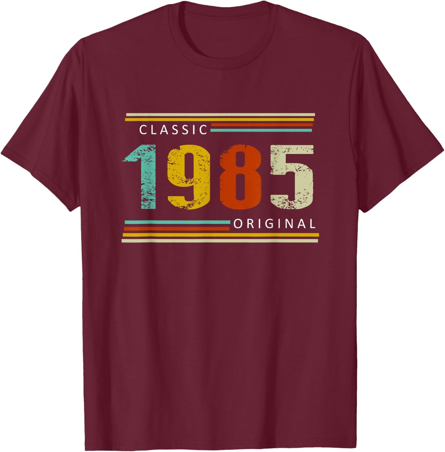Birthday, Classic of 1985 Original, 40th Retro T-Shirt - T-Shirt | Maroon