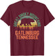 Gatlinburg Great Smoky Mountains National Park Tennessee T-Shirt - T-Shirt | Maroon