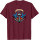 Hold Fast Anchor Sparrow Rose Tattoo-Inspired Gift T-Shirt - T-Shirt | Maroon