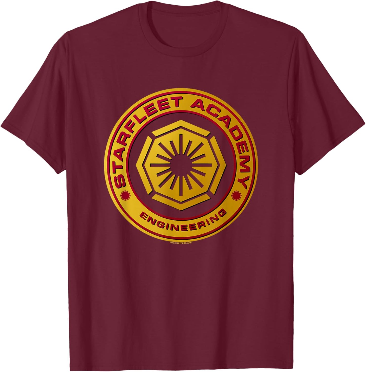 Star Trek Engineering T-Shirt - T-Shirt | Maroon